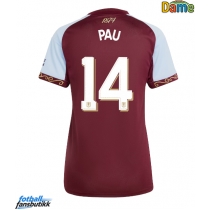 Aston Villa Pau Torres #14 Hjemmedrakt Dame 2025-26 Kortermet